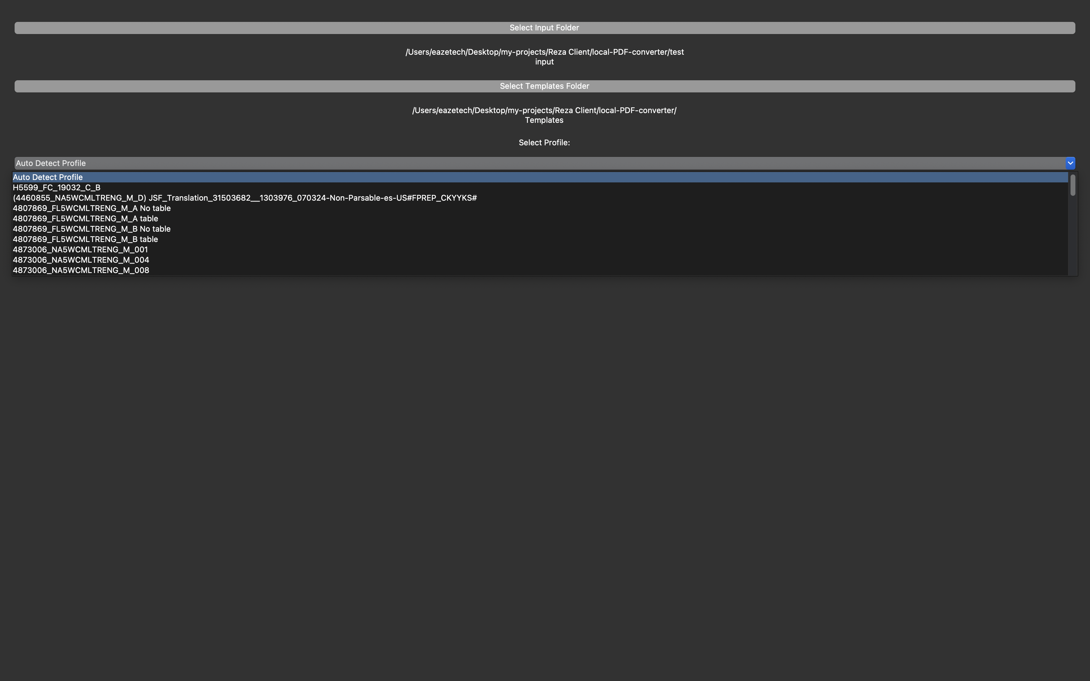 PDF to DOCX Translation Automation preview